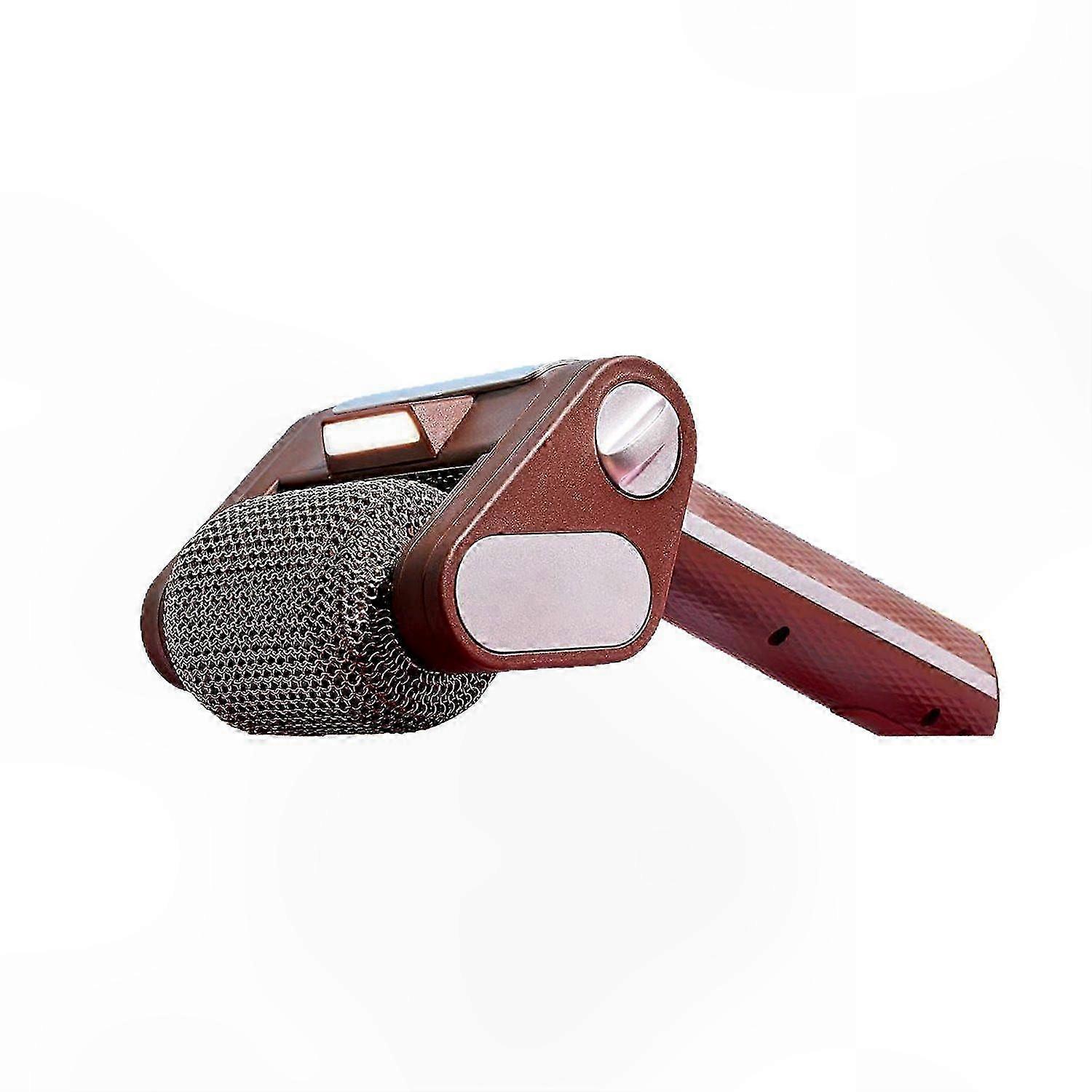 Rotating Multi-Function Grill Brush with Stainless Steel Roller for Home and Commercial Use