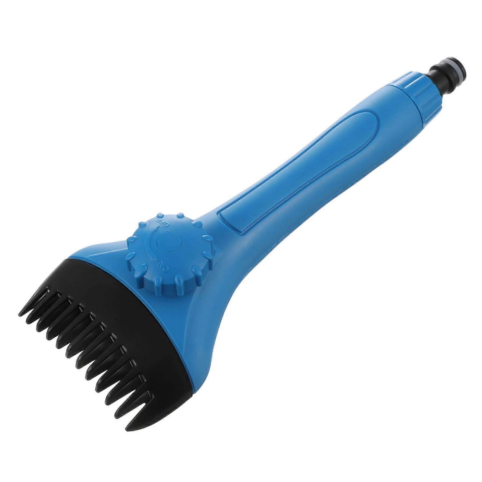Garden Hose Compatible Spa Filter Cleaning Brush Plastic Easy to Control Water Flow One Multifold Cleaning Pool Accessory