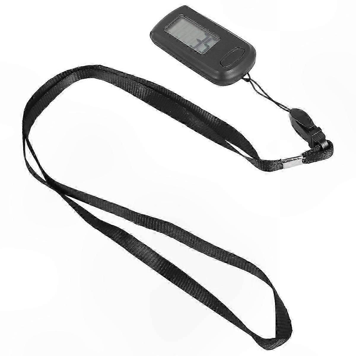 3D Step Counter Pedometer for Walking, Tracks Steps with Lanyard