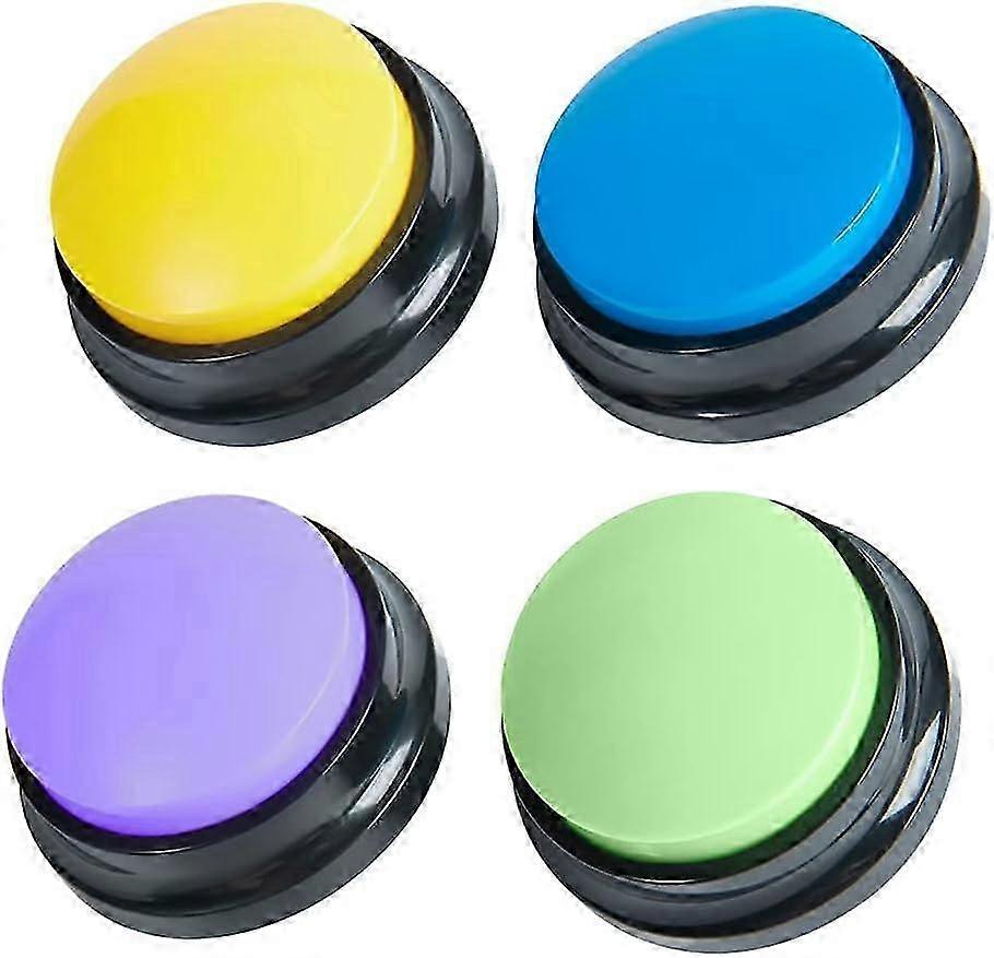 Easy-To-Use Programmable Recordable Buttons Fun Gifts for Office Home Clear Recording with Interactivity Customizable Communication