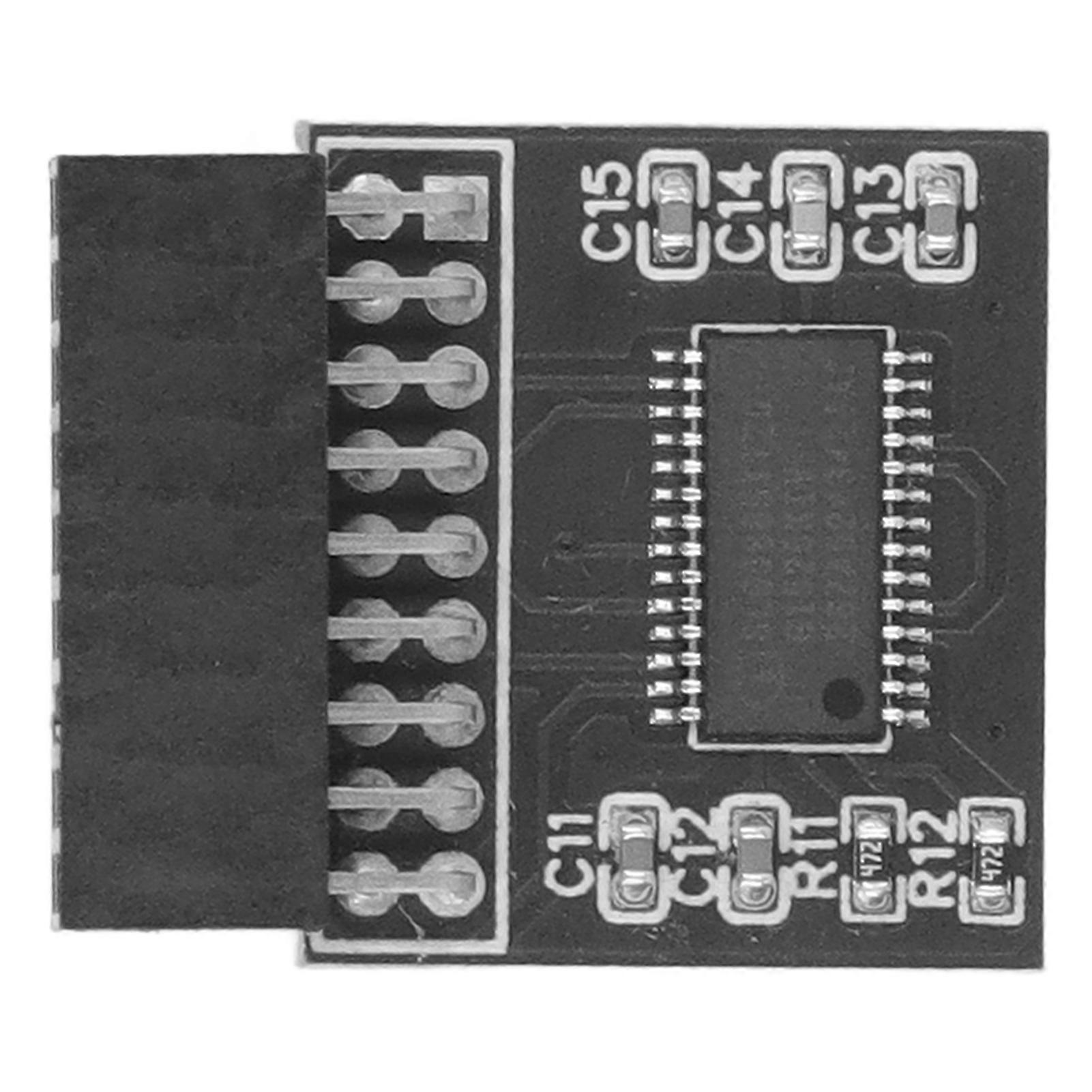 TPM 2.0 Module 18Pin LPC Remote Card Security Board 20x23mm Black