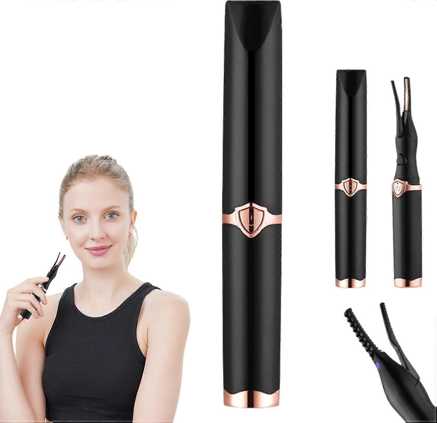 Long-lasting portable fast curling electric eyelash curler