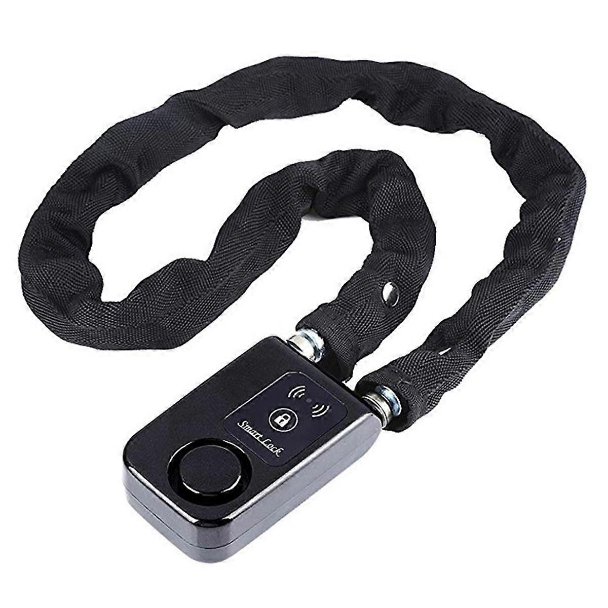 Bluetooth Smart Chain Lock Bike/Motorcycle/Gate/Door Keyless Lock with Anti Theft Alarm 110dB Phone