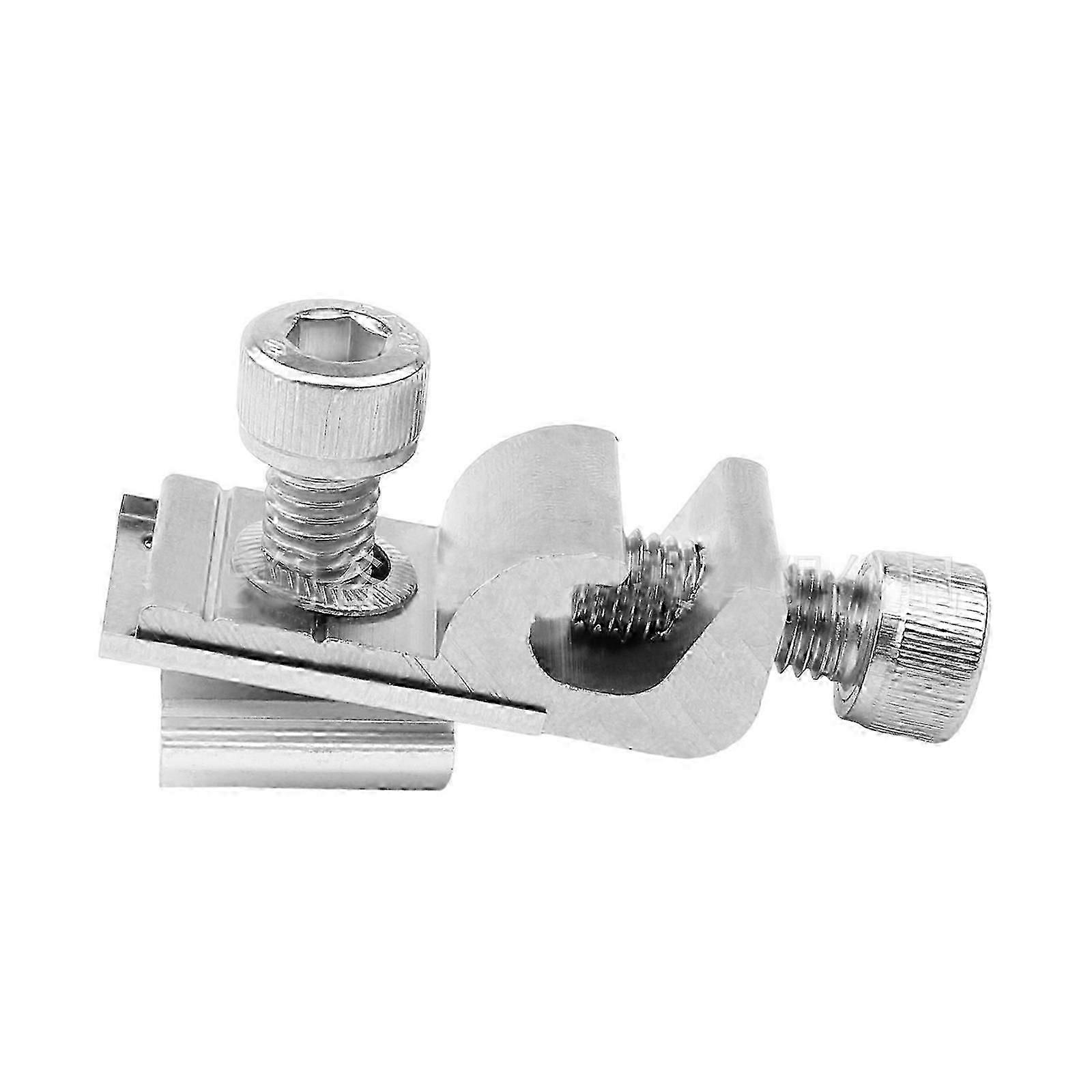 10pcs Grounding Clamp Alu Stainless Steel PV Solar Panel Grounding Clamp For Aluminum Profile Fk