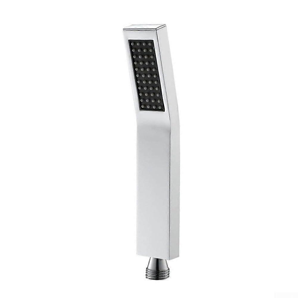 304 Stainless Steel Shower Head, G1/2 Connection, Compatible With Most Pipes, WaterSaving, PressureBoosting, Silver