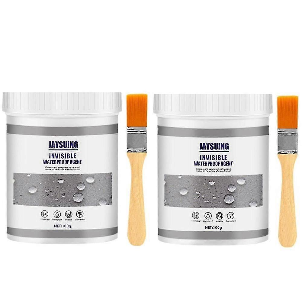 2pcs Waterproof Sealant Agent Transparent Glue Toilet Anti-Leak Nano Glue Roof Repair Broken Agent Sealant Leak-trapping Repair Tools