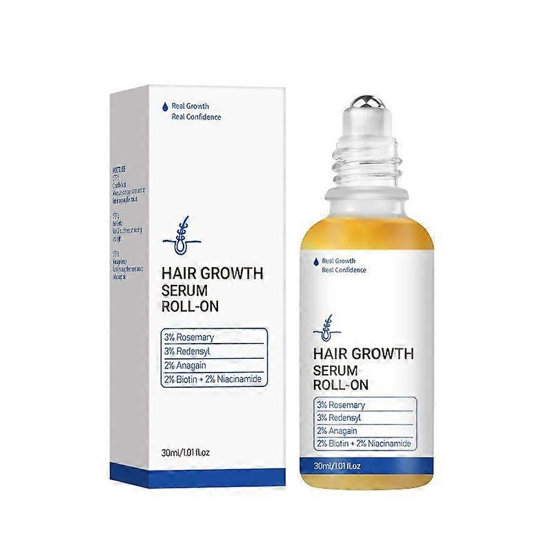 unbrand Sérum Roll-On Croissance Cheveux 30ml | Avec 3 % de romarin 3 % de redensyl 2 % d’AnaGain de