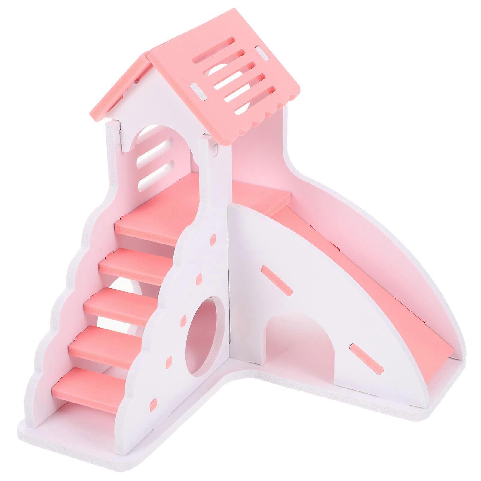 Hamster Ladder Toy Hamster Nest for Small Pets Hiding 2Pcs Pack