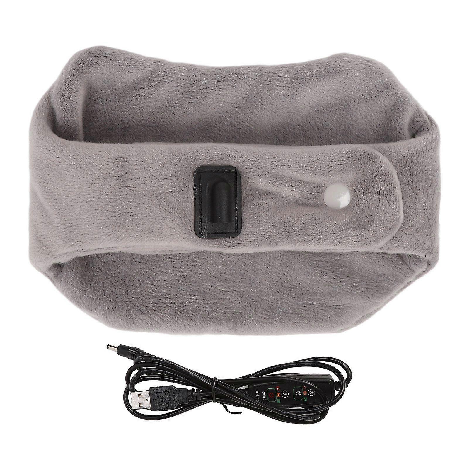 Neck Heating Pad Soft Gold Mink Fleece Timing USB Charging Neck Stiffness Relief Portable Heated Neck Wrap