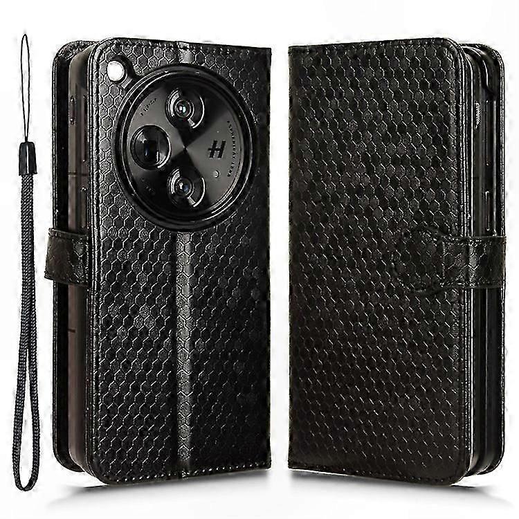 PU Leather Wallet Case for OnePlus Open and Find N3 5G - Anti-Scratch Imprint Design Phone Cover Protector