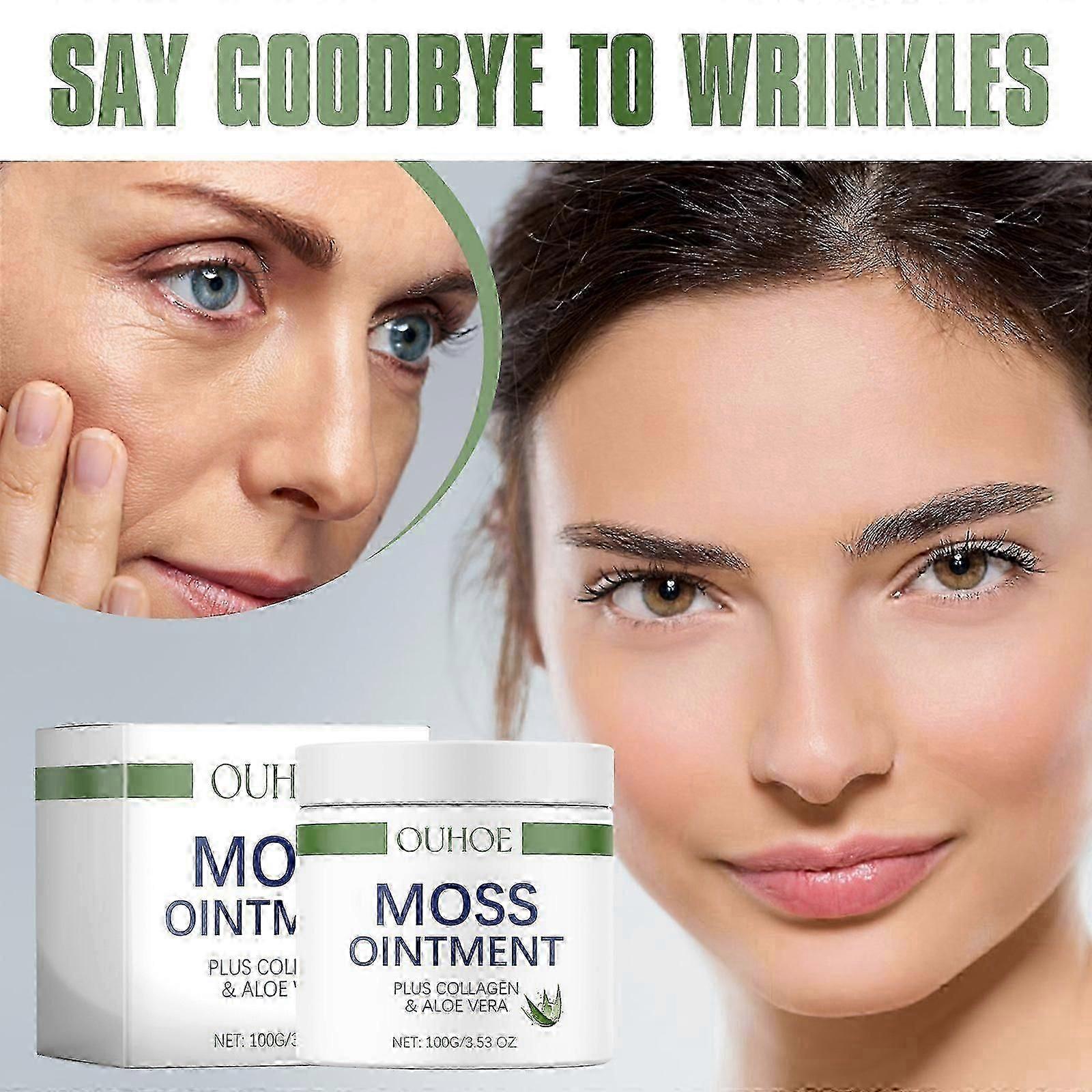 モス軟膏プラス、モスアンチリンクルクリーム、速効型フェイシャルアンチリンクルモス軟膏