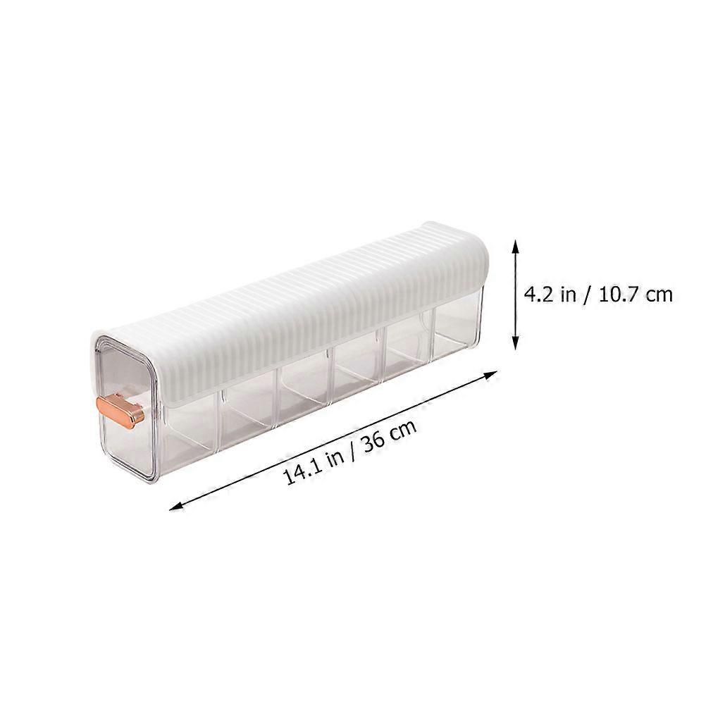 Underwear Storage Organizer Drawer Type for Closet and Home Storage White Plastic with Lid Design 1Pack