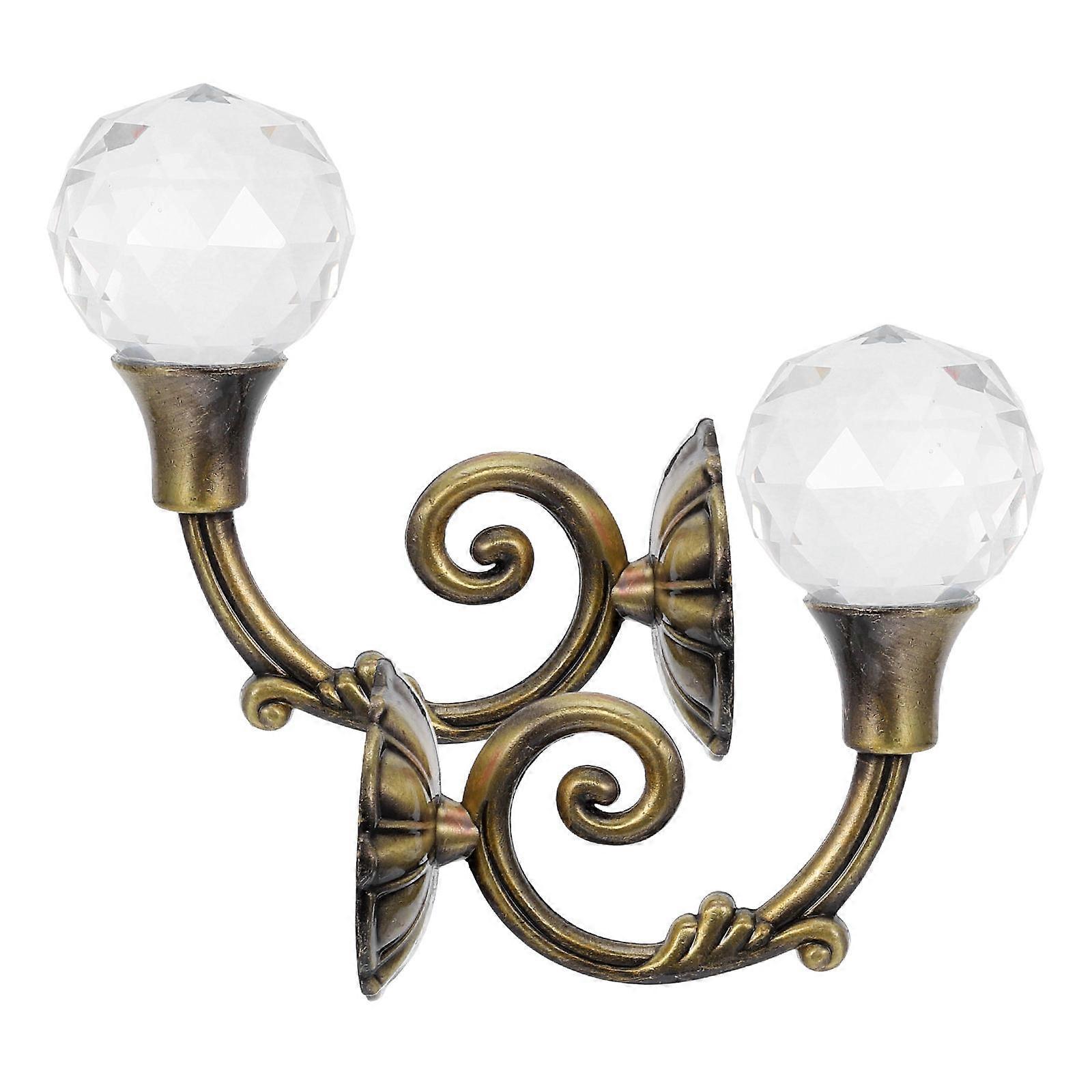 Curtain Hook Backs Winomo Crystal Ball Curtain Tieback for 3Pcs Set