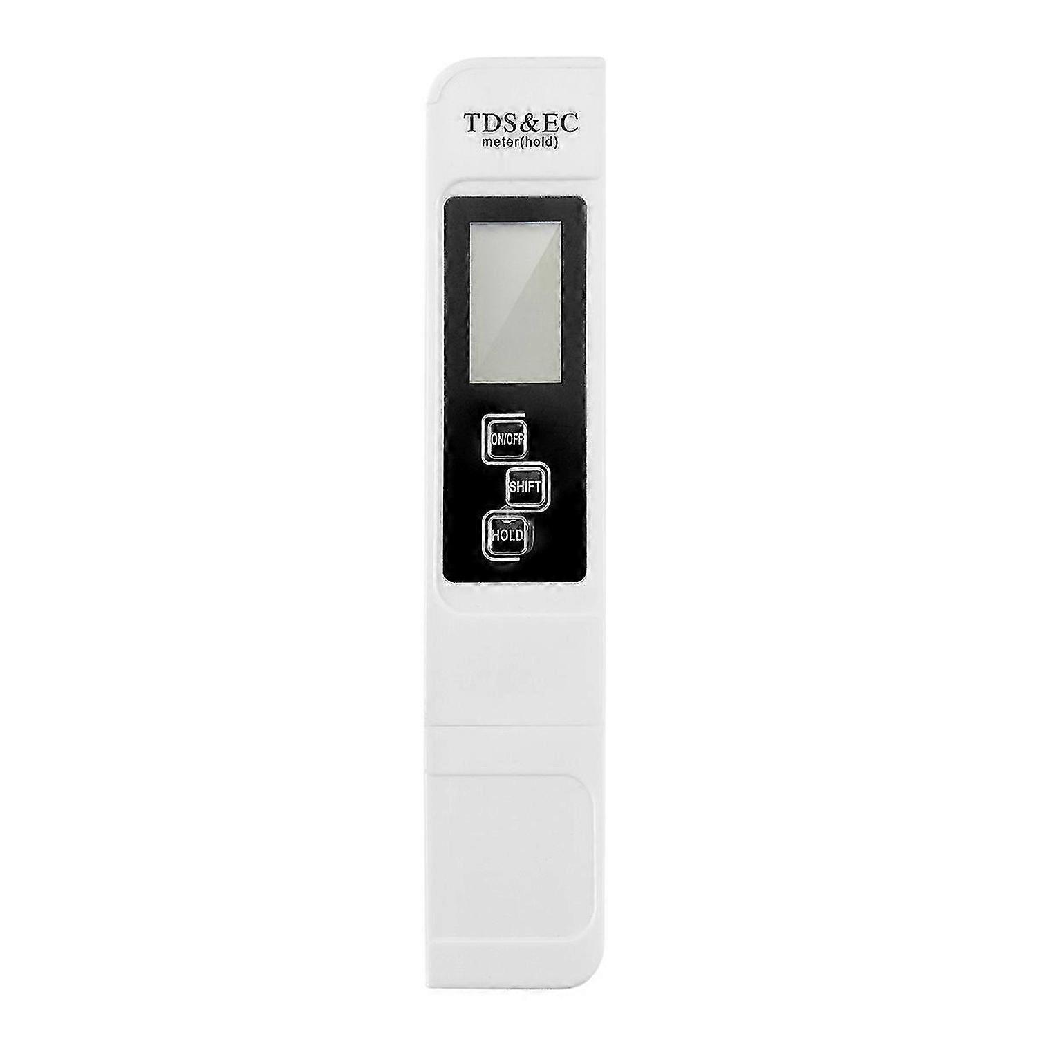 TDS EC Meter Digital Water Quality Tester 0-9999 PPM Measurement Range Water Purity Temperature Mete
