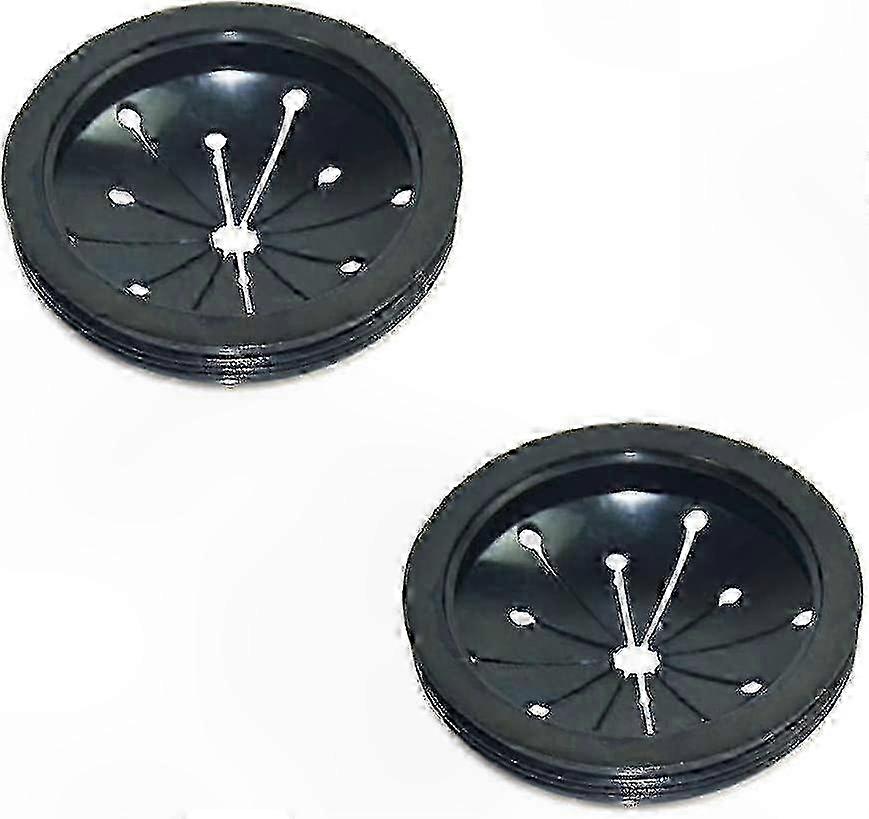 Pair of Splash Guards for Waste Grinders Accessory Kit Includes 2 Disks for Black Waste Processing Systems