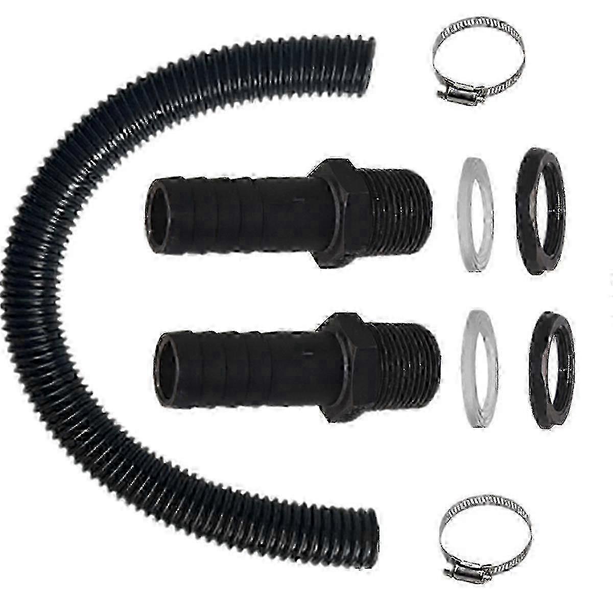 Rain Barrel Connection Set Include Connection Hose, Rain Barrel Bushing Rain Collector Rain Barrel
