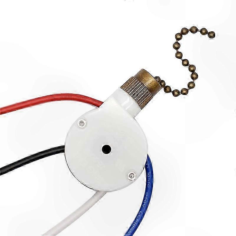 Ceiling Fan Light Switch with 3-Speed Control and Pull Chain Replacement