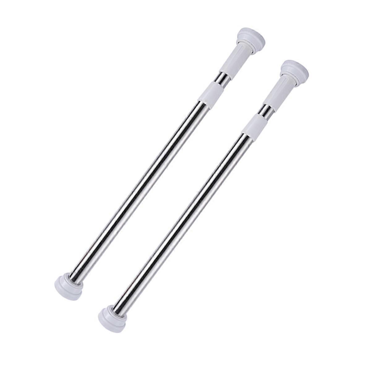Curtain Rod Brackets Stainless Steel for Clothes Drying 4Pcs Multi-Function
