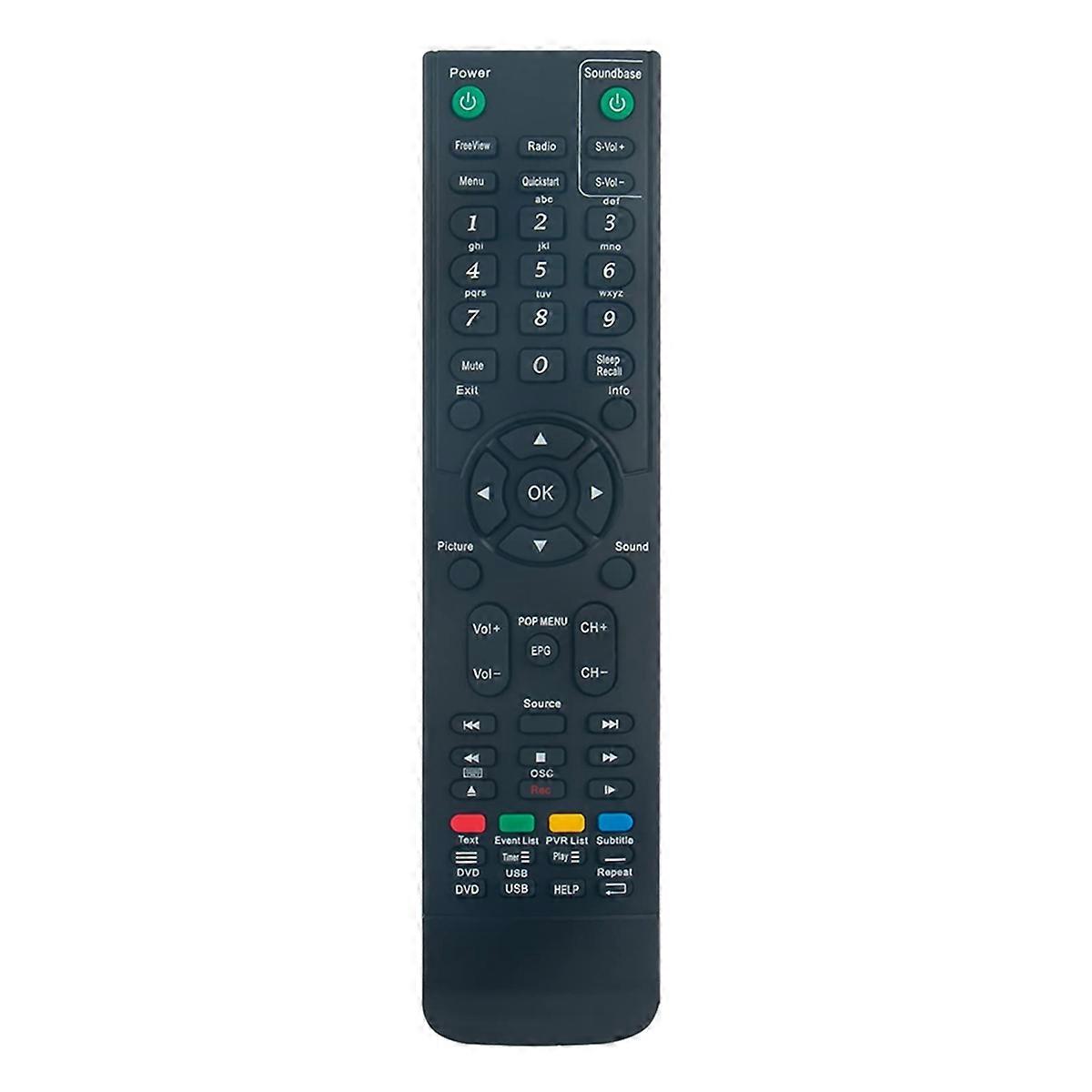 RCC004 Replacement Remote Control for CELLO DVD TV C37115F