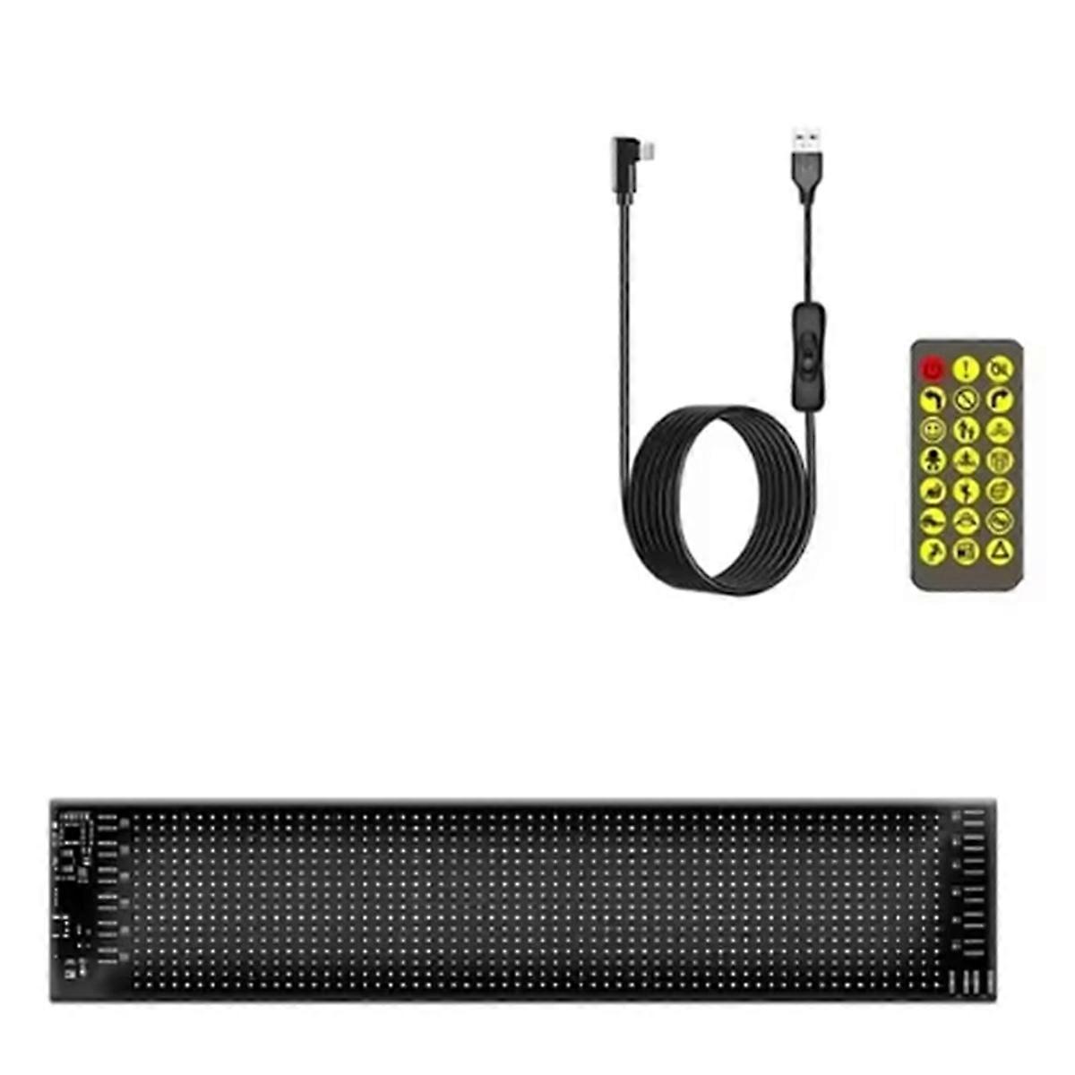 Car LED Logo APP LED Matrix Pixel Panel Night Light DIY Programmable Flexible LED Display for Car Tr