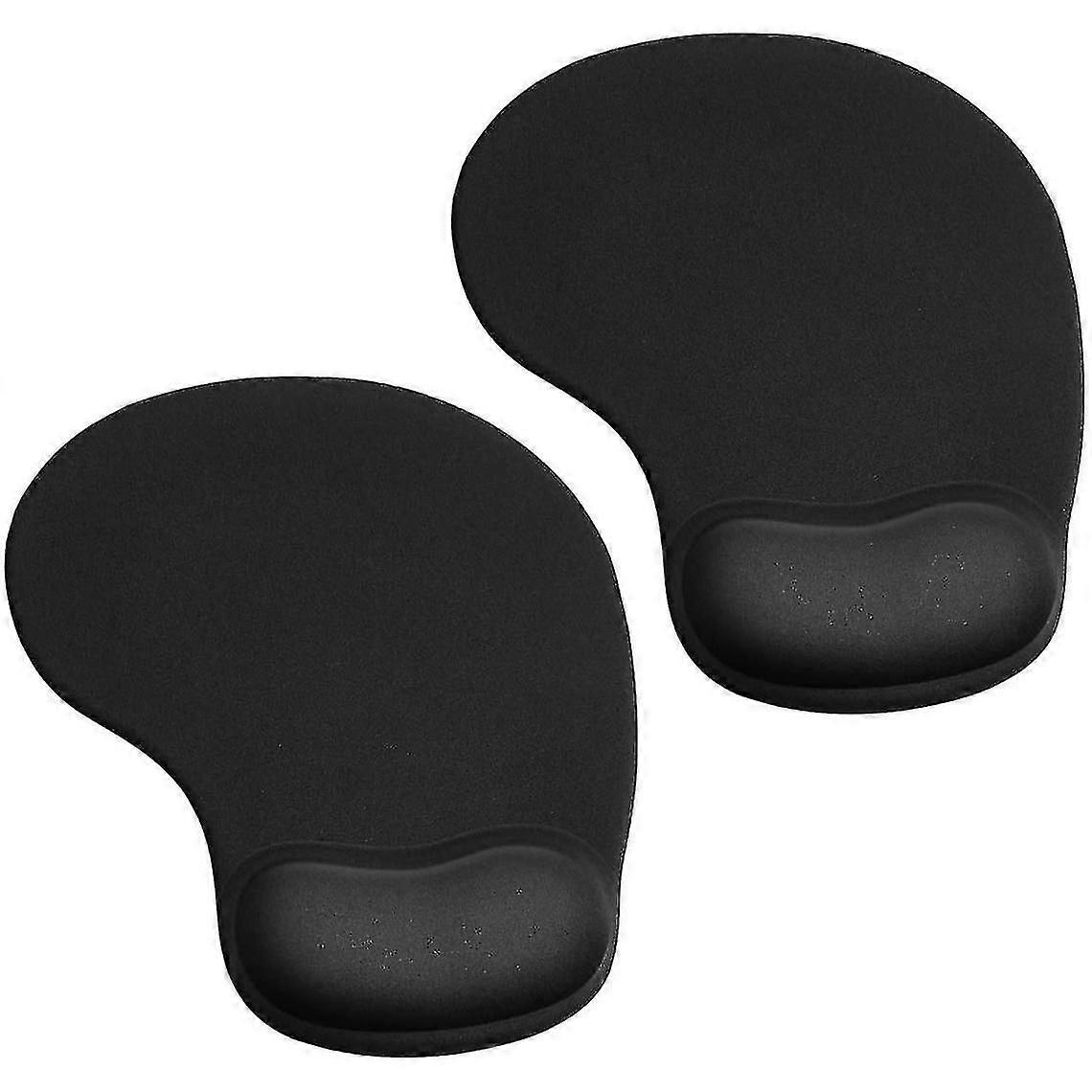 Mouse Pad2 Pack, Ergonomic With Gel Wrist Support, Comfortable Rest