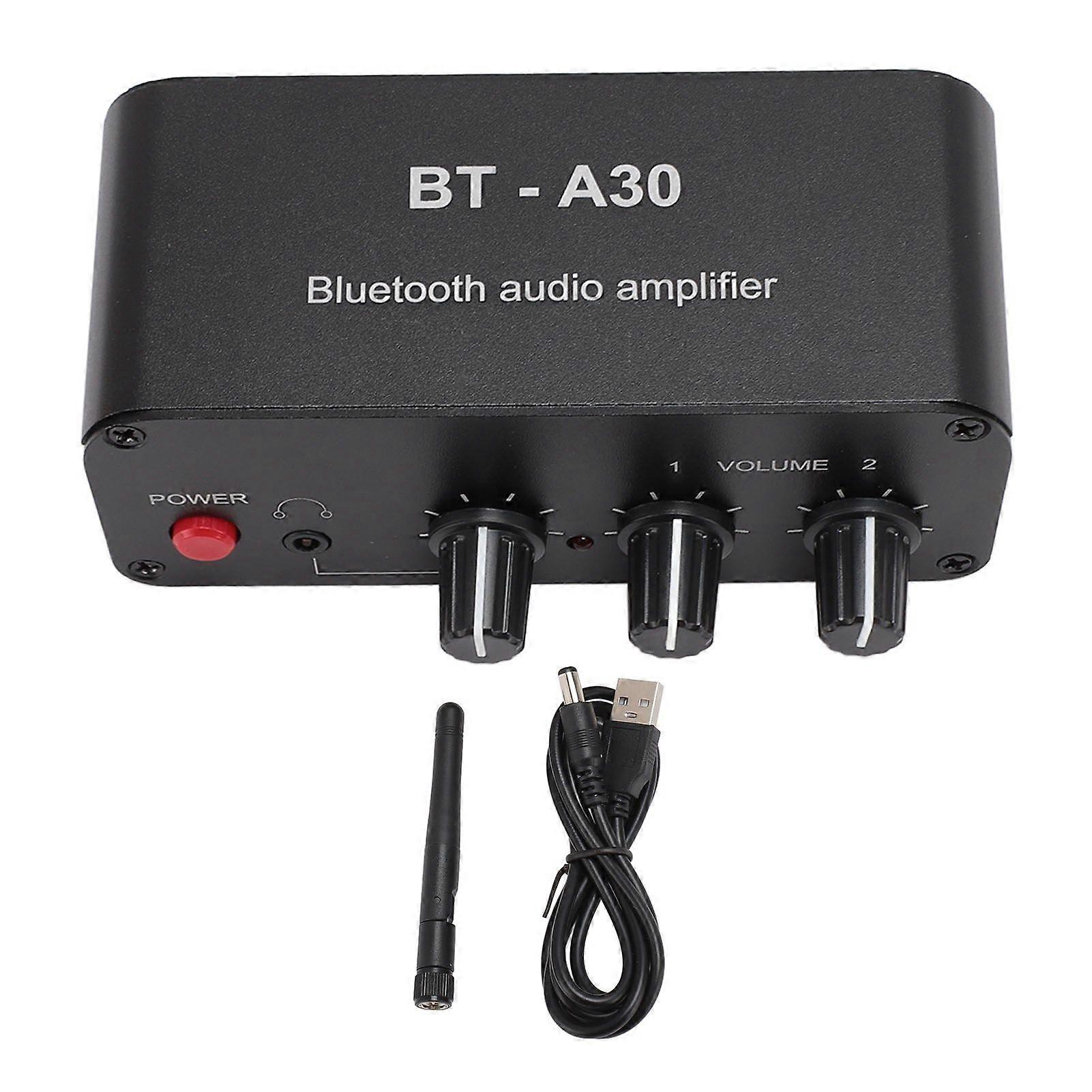 Bluetooth Sound Preamplifier 20dB Dual Op Amp NE5532 Stereo Preamp with RCA 3.5mm Port for Phono Turntable Speaker DC 512V