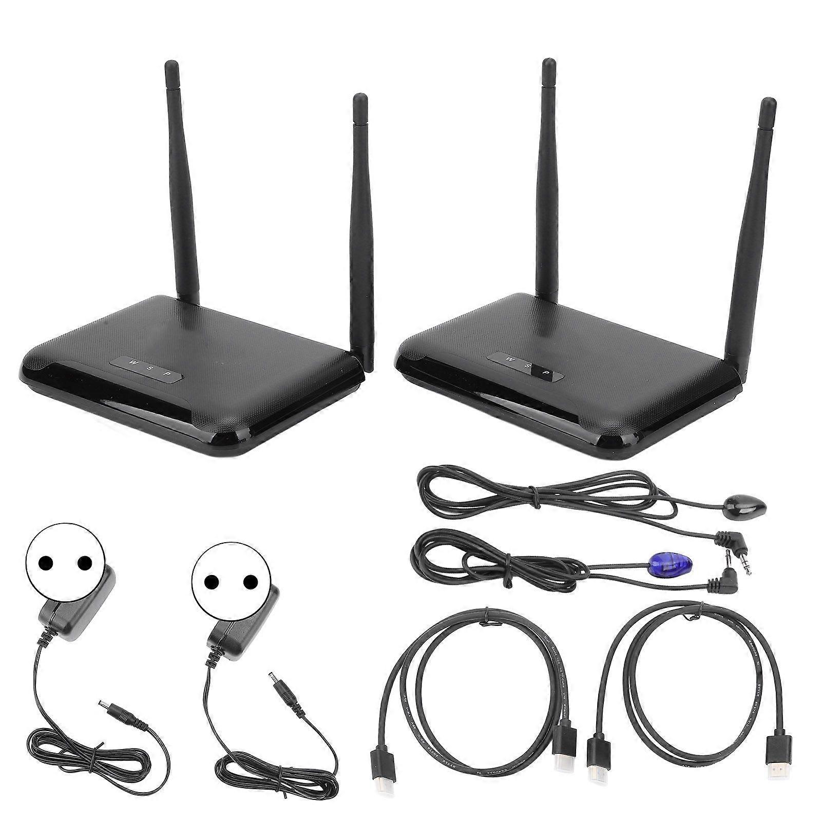 HD Multimedia Interface Expander WIFI Wireless Stereo Audio Video Receiver Transmitter 100240V EU Plug