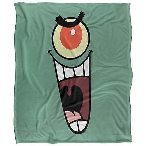 SpongeBob SquarePants Silky Face Plankton Supersoft Blanket