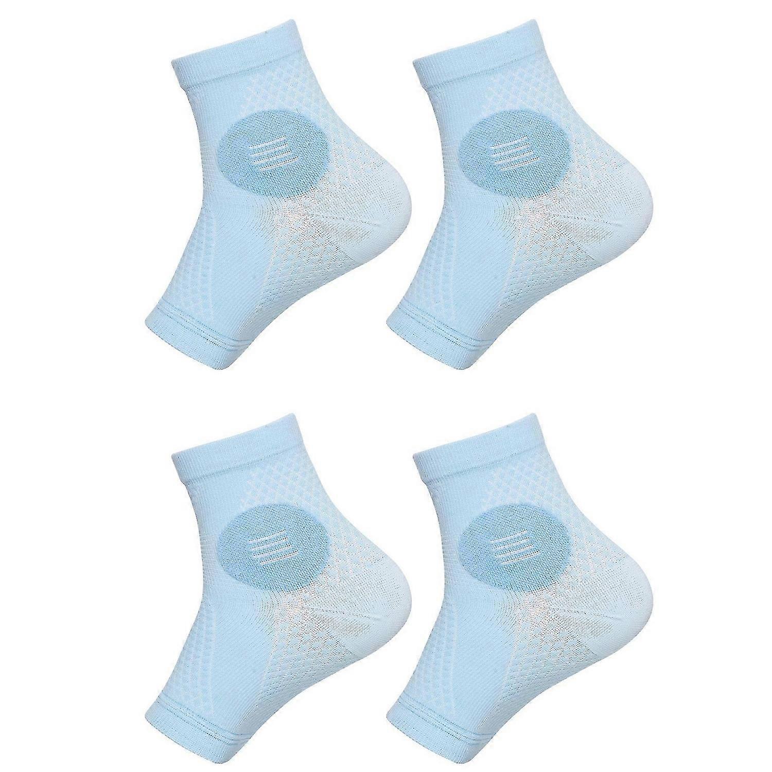 Plantar Fasciitis Compression Socks Open Toe Ankle Compression Sleeve for Plantar Fasciitis Sprain Brace for Women Men