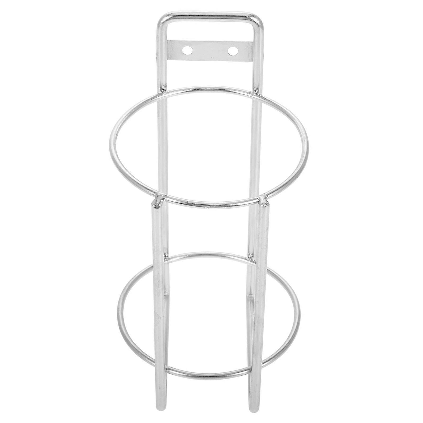 4Pcs Elegant Stainless Steel Cup Holder For Office And Workshop Use 18X8X8CM Multifunctional Water Bottle Fixation