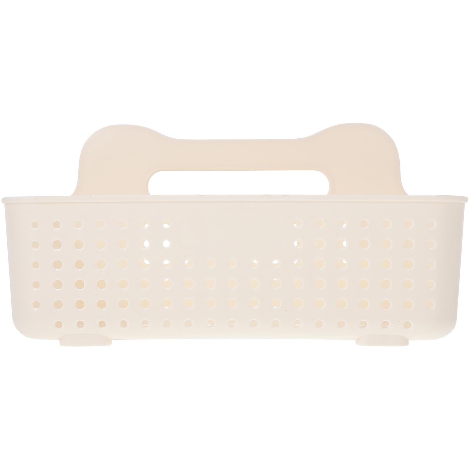 Shower Racks Plastic Wall Mount Organizer Bathroom Accessories Rectangular Simple Design 1Set