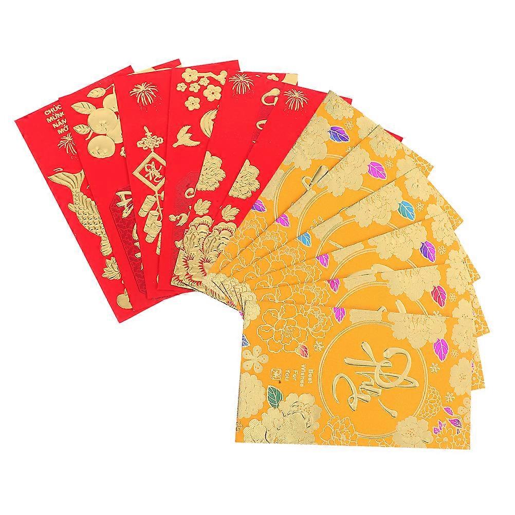 Spring Festival Red Envelopes for Vietnamese Money 216Pcs Kit