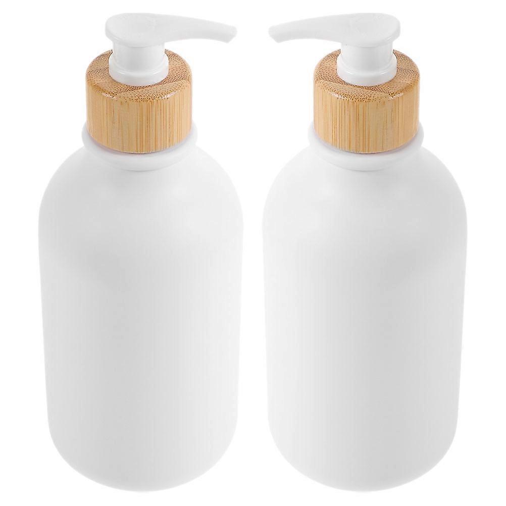 Hand Soap Dispenser Bathroom Refillable Pump Bottles 8Pcs White