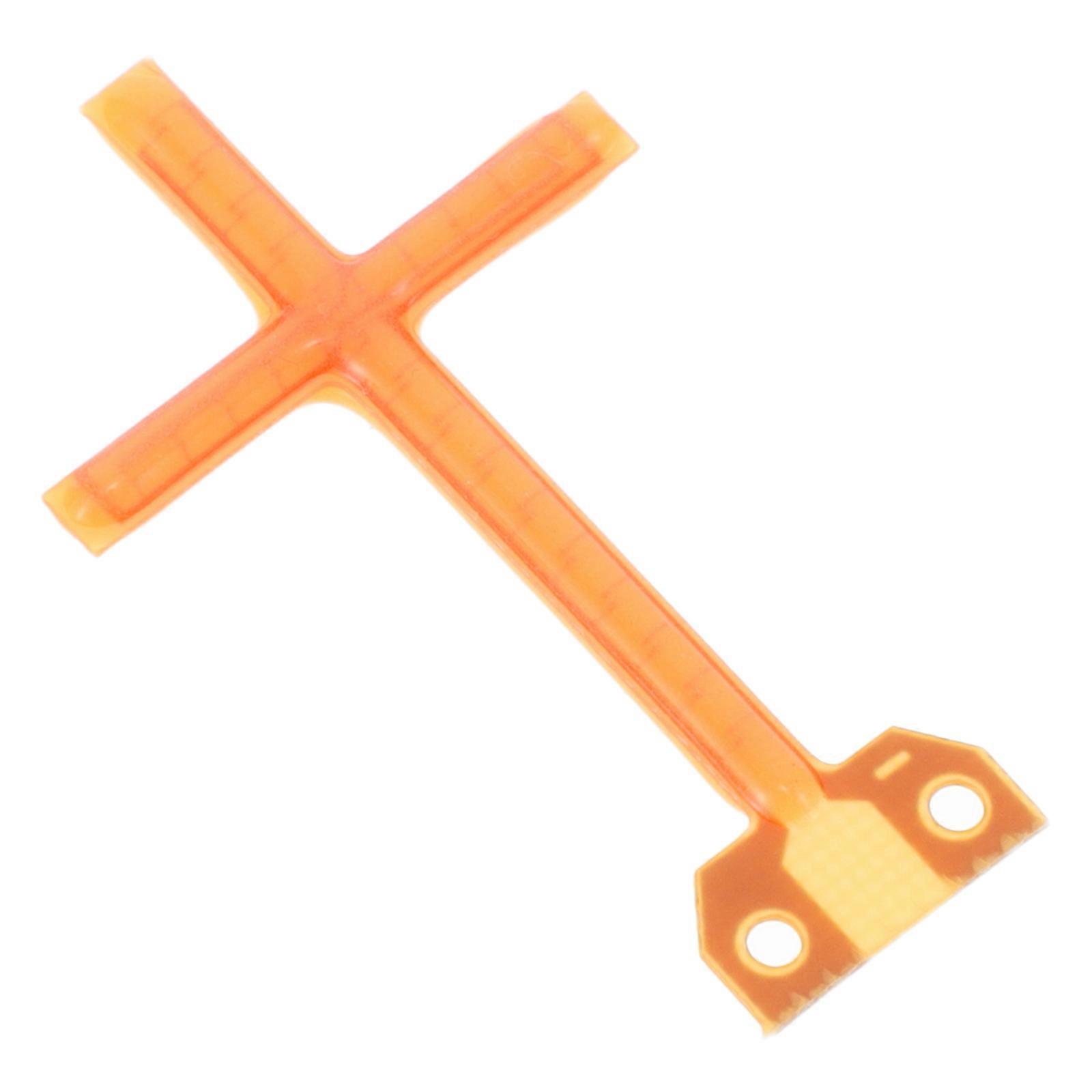 Orange LED Cross Filament Bulb with Flexible Design for Light 5Pcs Set