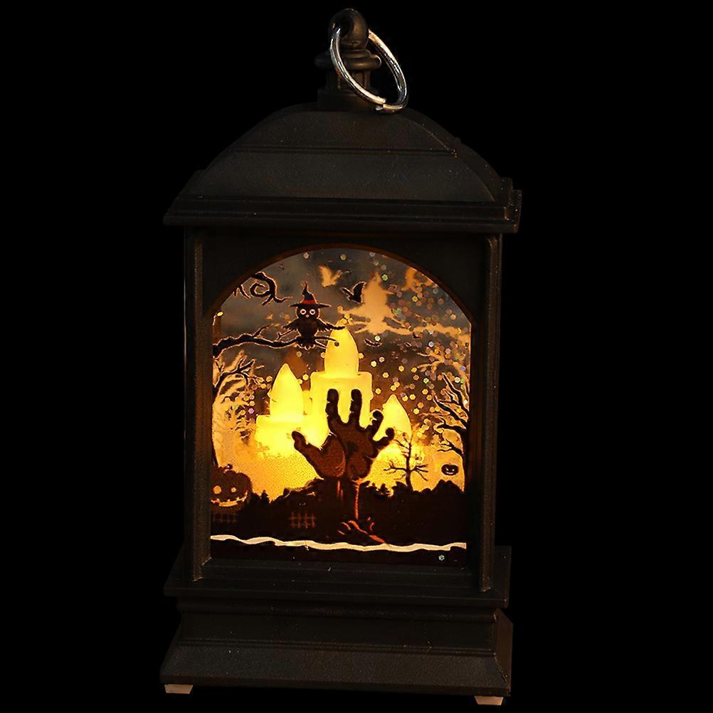 Halloween Lights Black Hanging Lantern Lantern Decorative 4Pcs Pack