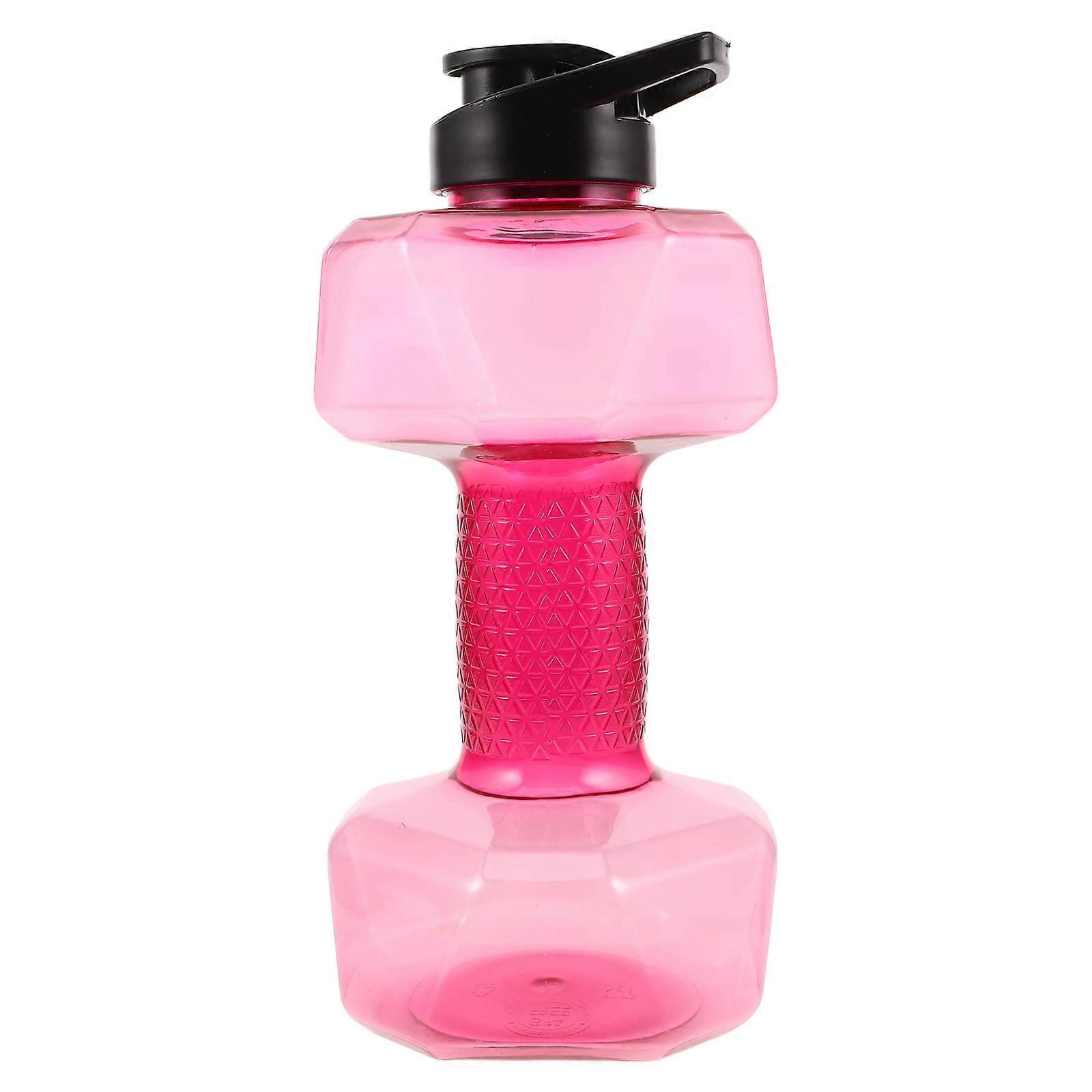 Gym Water Bottle for Hydration 2Pcs Dumbbell Shaped Durable Workout Flask