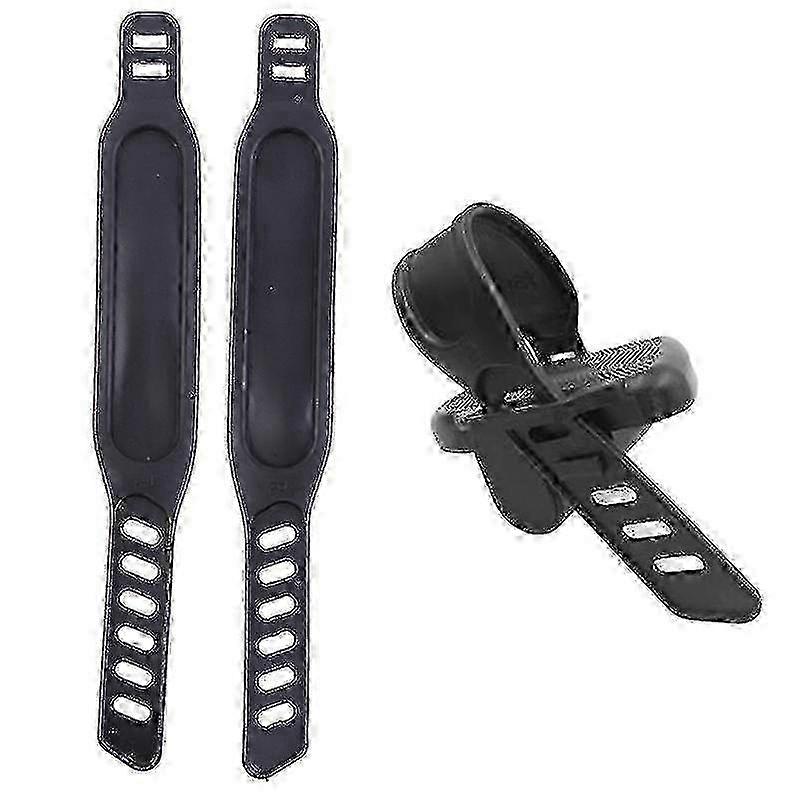 Improved Fitness Equipment with 1 Pair of Exercise Bike Pedal Straps