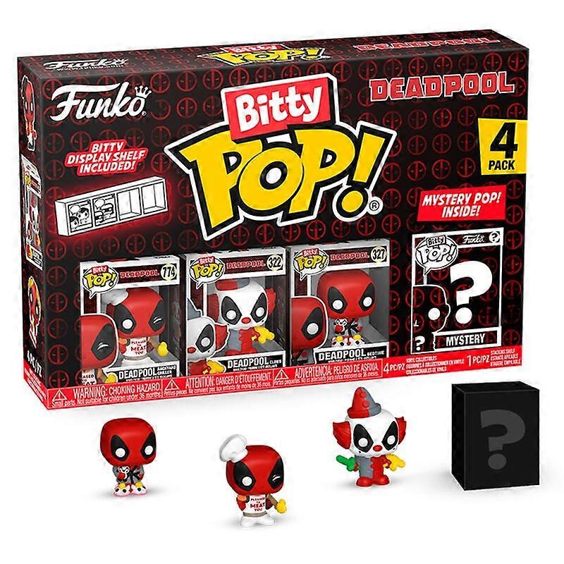 Blister 4-pack Bitty POP Marvel Deadpool collectible figures