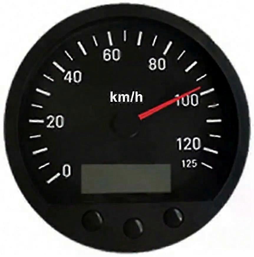 Pulse Speedometer Odometer 140mm Diameter Speed indication range 0-125km/h With Backlight compatible for  Truck Minivan 9-36V