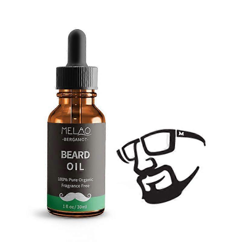 Óleo de argan para cuidado com a barba, óleo de barba hidratante duplo para homens