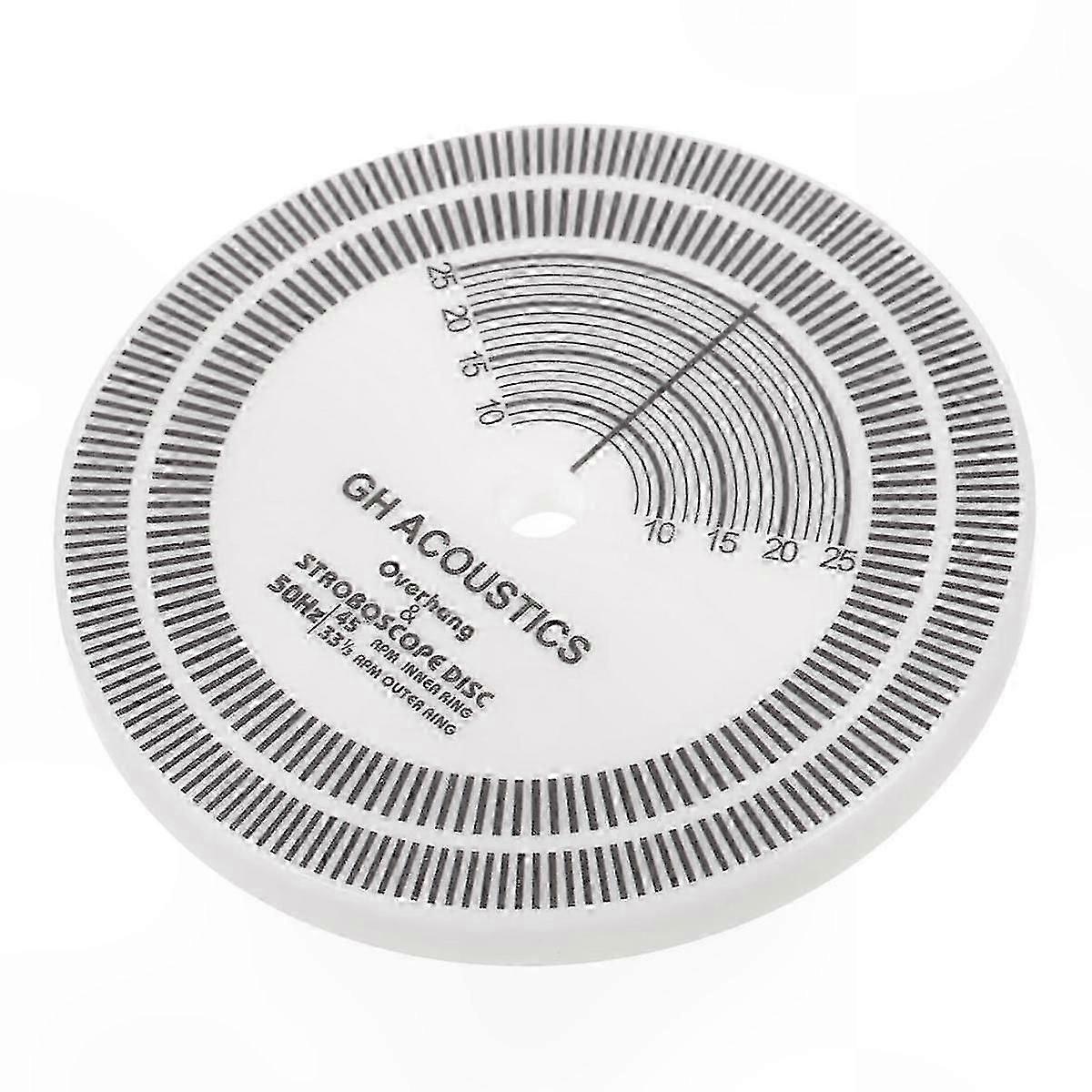 Stroboscopic Test Disc for Turntable Speed Calibration and Vinyl Recording Accuracy