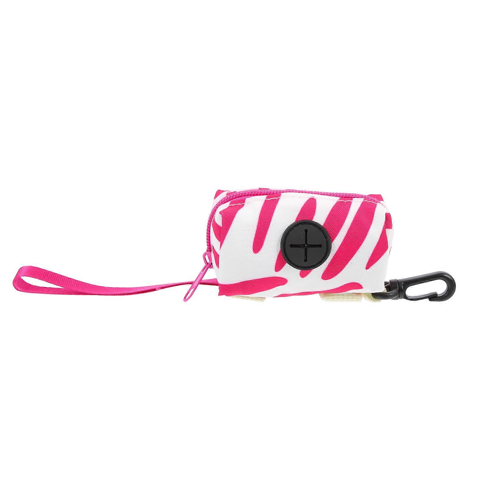 Convenient Dog Bag Holder Outdoor Bag Dispenser for Storage 3Pcs Pink Item