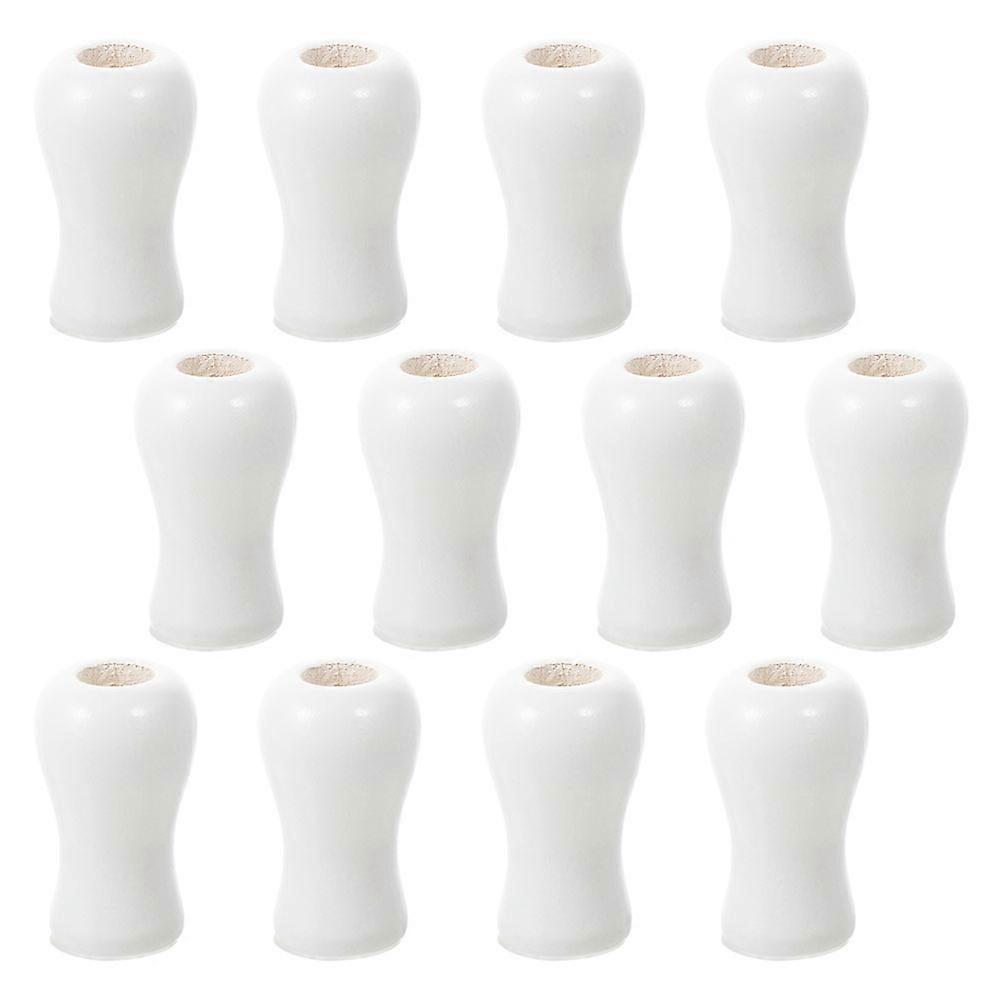 Wood Cord Pulls Window Wood Pendant for Home Use 24Pcs Pack