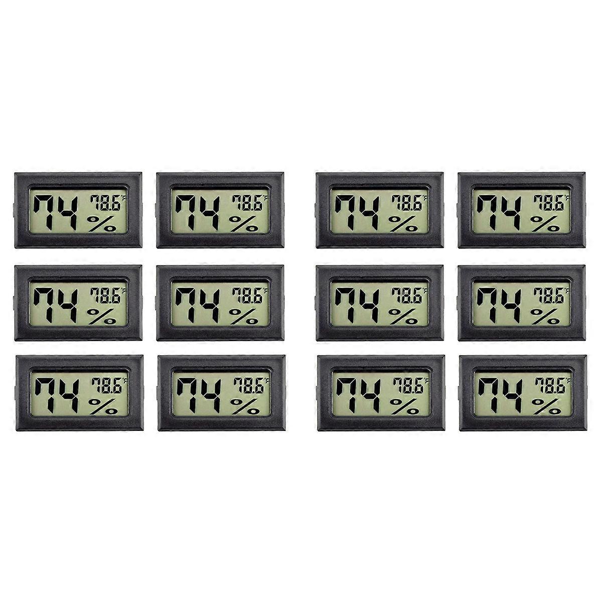 6Pack Mini Hygrometer Indoor Humidity Meter Hygrometer