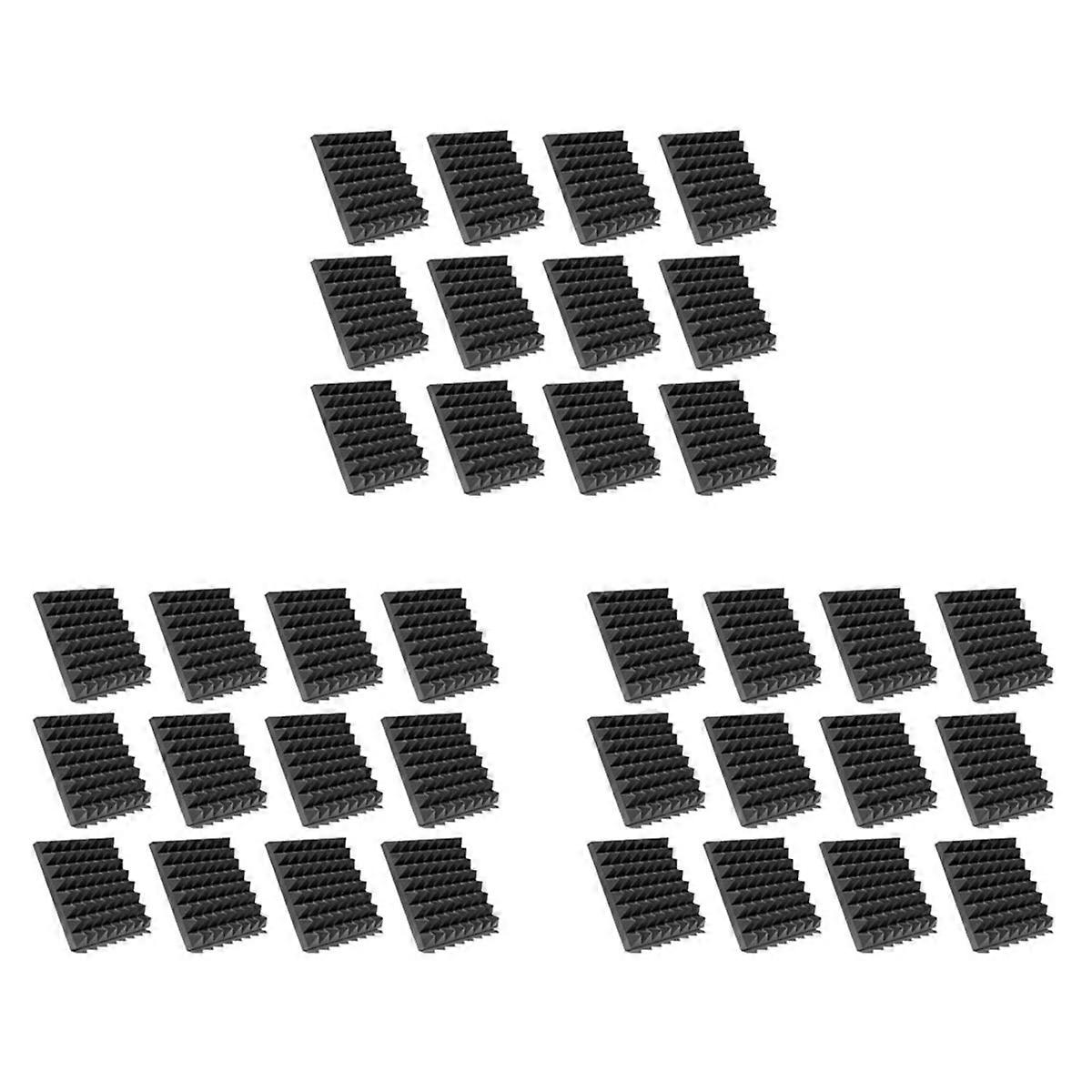 12 Pack Pyramid Sound Proof Foam Panels with Self-Adhesive