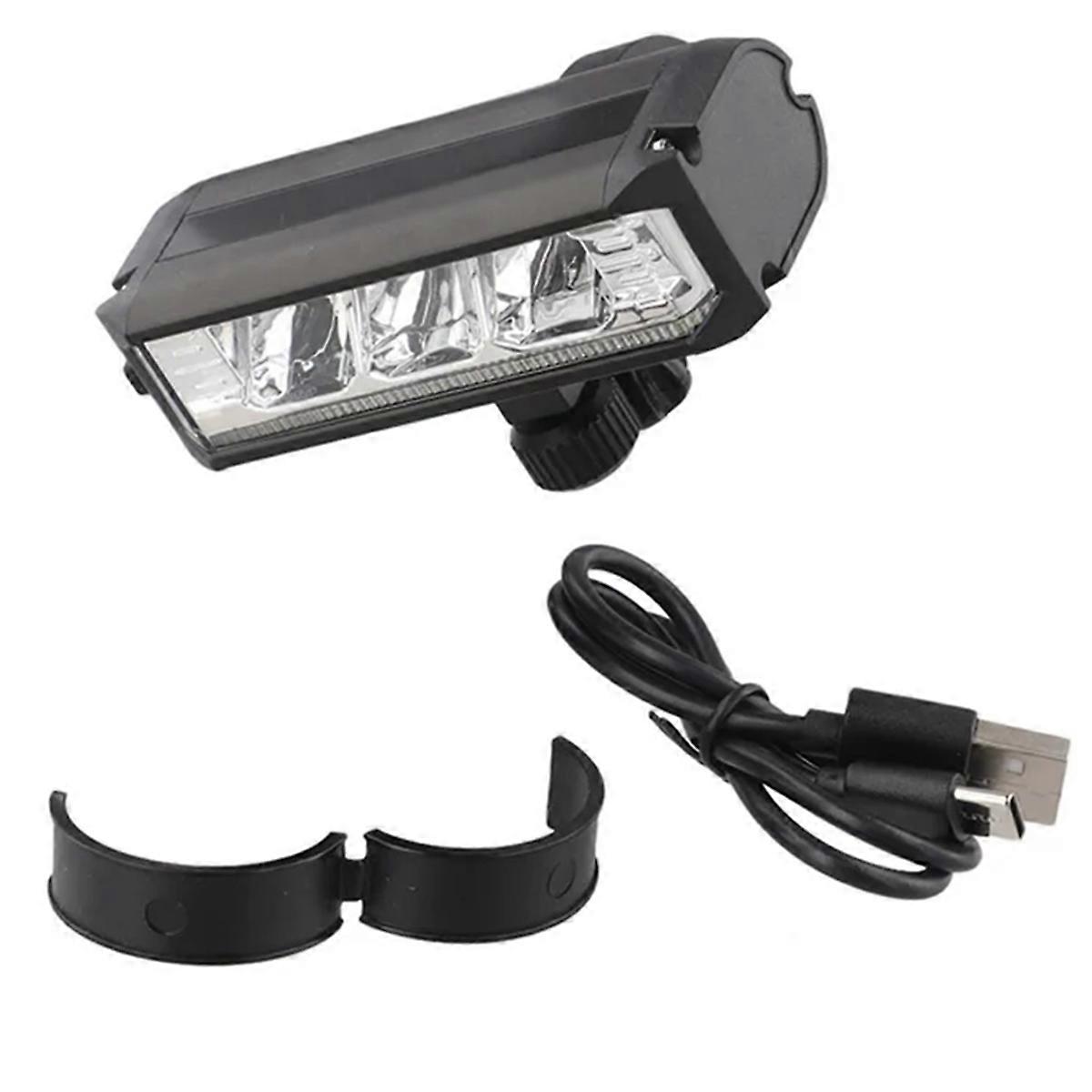Bicycle Headlight USB Rechargeable High-Power Flashlight for Cycling