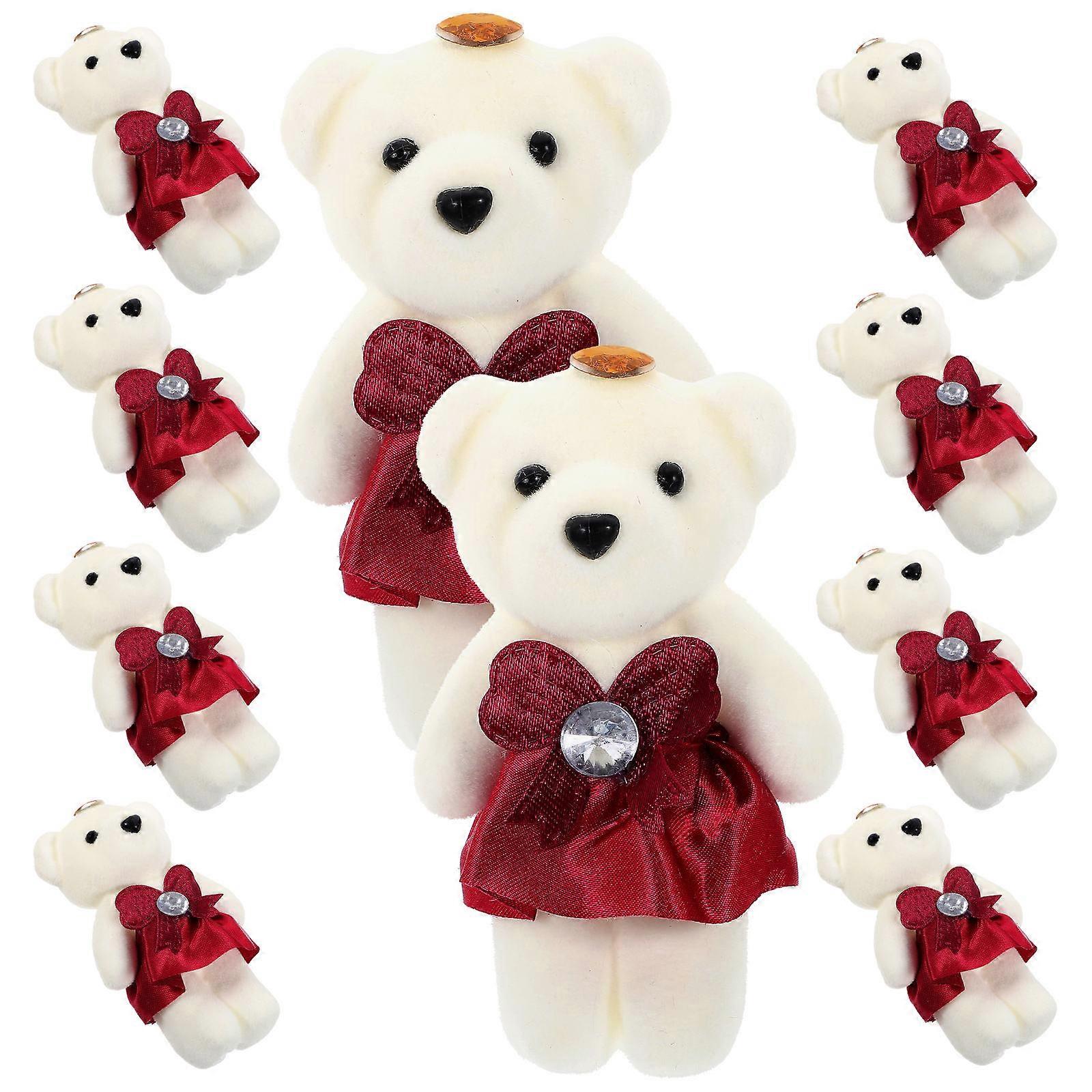 Soft Plush Bear Doll 50Pcs for Wedding Car and Decorative Use