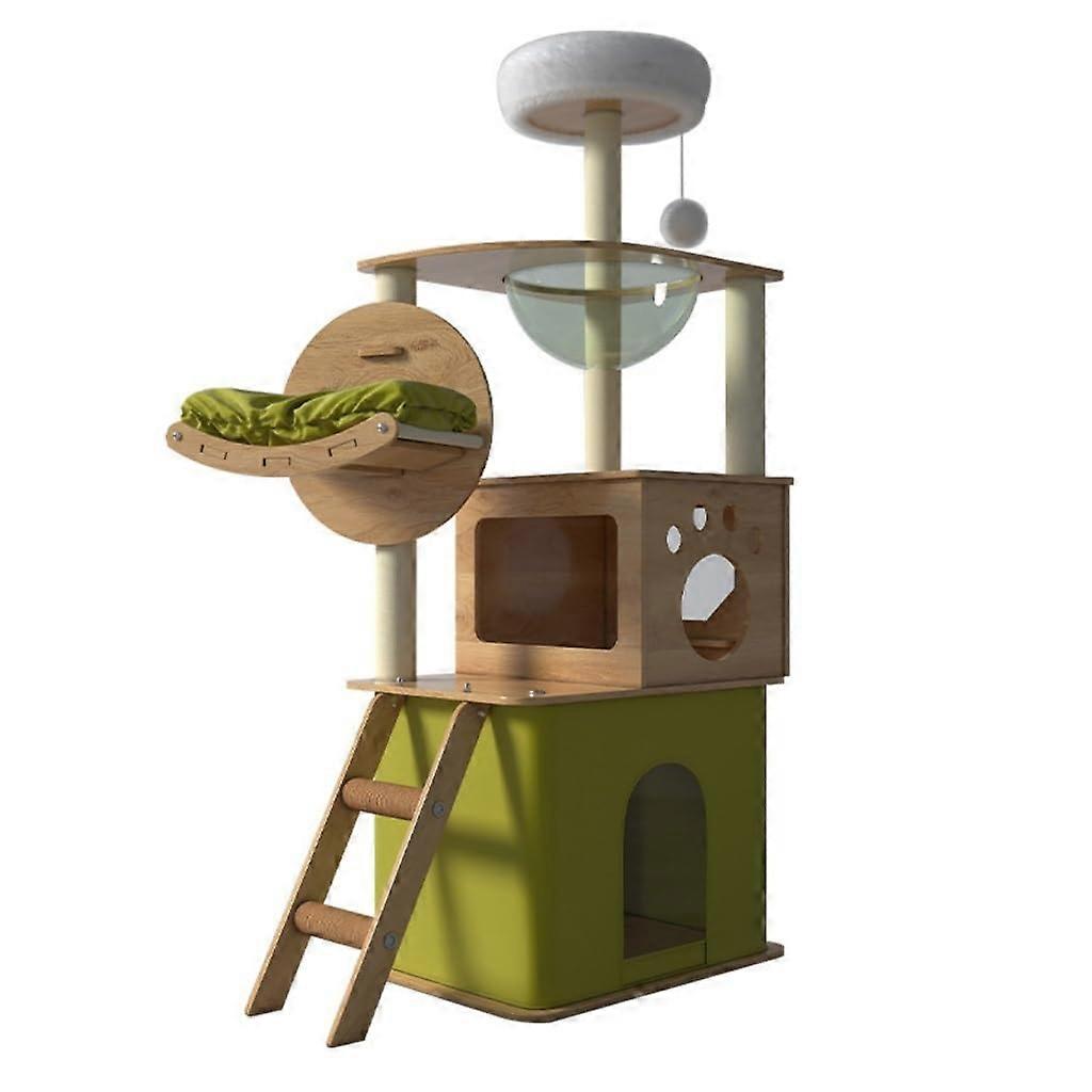 Cat Trees Cat Climbing Shelf Cat Nest Cat Scratching Board Large Villa Jumping Platform SpaceSaving Design