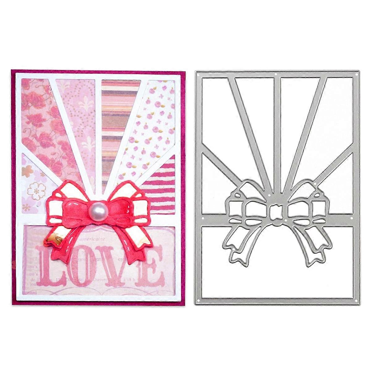 1PC Bow-tie Metal Cutting Dies Die-cut Crafts Stencil Tool for DlY Handmade Scrapbook Cards