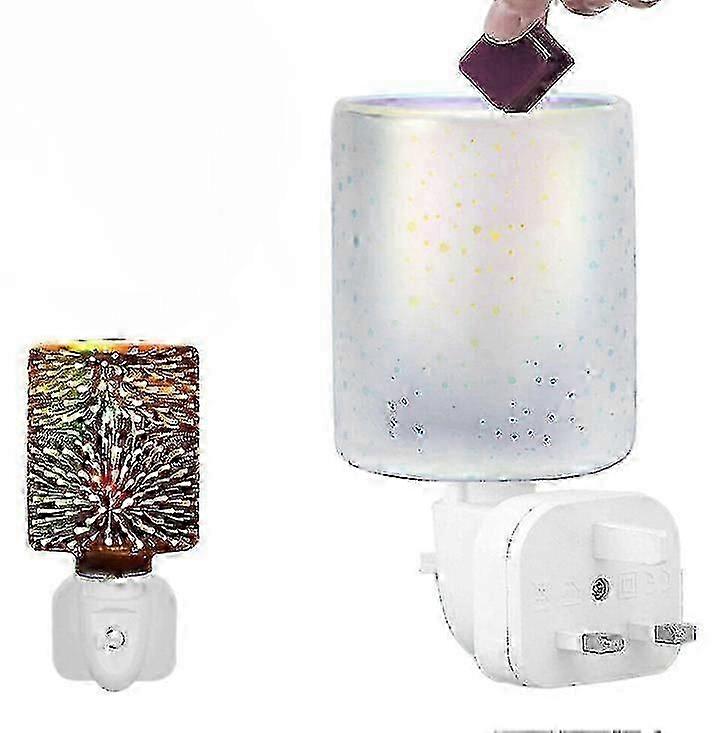 2025 Electric Wax Melt Burner with Glass Design, Perfect for Home Use and Plug-In Oil Melting Applications